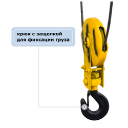 Таль электрическая канатная GEARSEN CD 1,0т, 6м (380В)