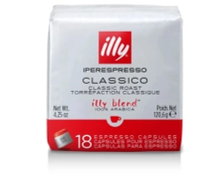Кофе illy в капсулах ipso home, 18 капсул