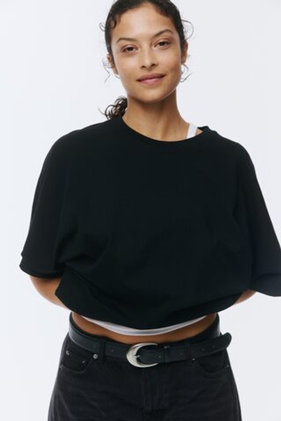 Футболка с рукавами «летучая мышь» — стандартная длина - H&M
