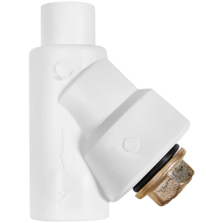 Фильтр сетчатый косой Pro Aqua d=20 PP-R Н-В Белый