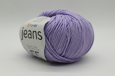 Пряжа "Jeans" 89 Сирень