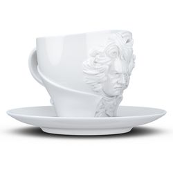 Чайная пара Talent, Ludwig van Beethoven, 260 мл, белая