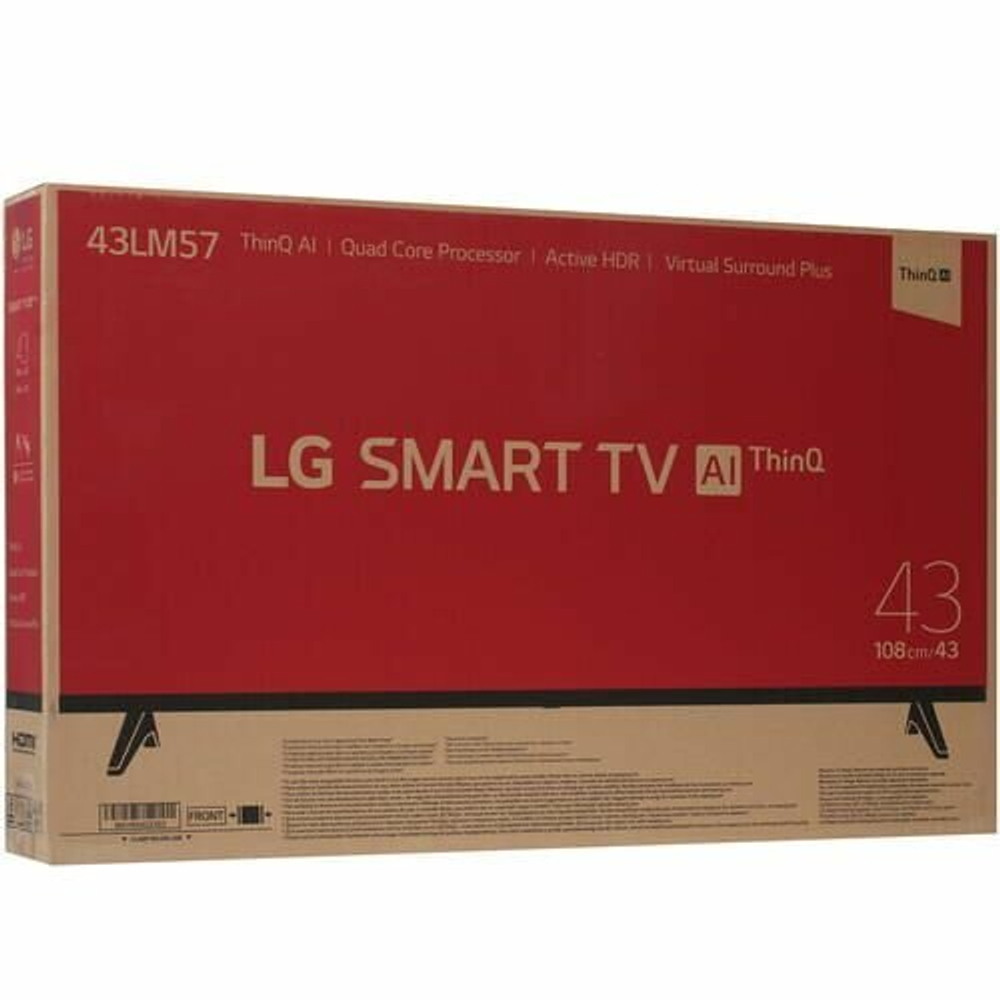 43" Телевизор LG 43LM5772PLA LED SMART TV, HDR, Черный