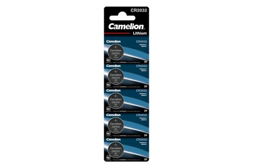 Элемент питания литиевый CR2032 BL-5 (блист.5шт) Camelion