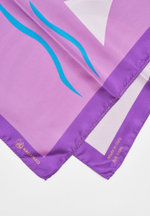 Шелковый платок AQQU VIOLET 70x70