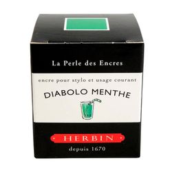 Чернила во флаконе Herbin 30 мл Diabolo menthe бирюзовые (13033T) 2