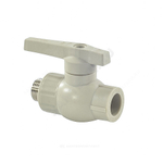 Кран шаровой PP-R серый Дн 25х3/4" НР VALFEX 10144225Г