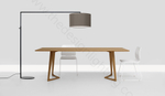 Floor design lamp  High Noon by Zeitraum (Grey)