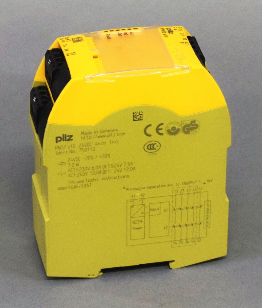 PILZ PNOZ s10 24VDC 4 n/o 1 n/c PILZ PNOZ s10 24VDC 4 n/o 1 n/c