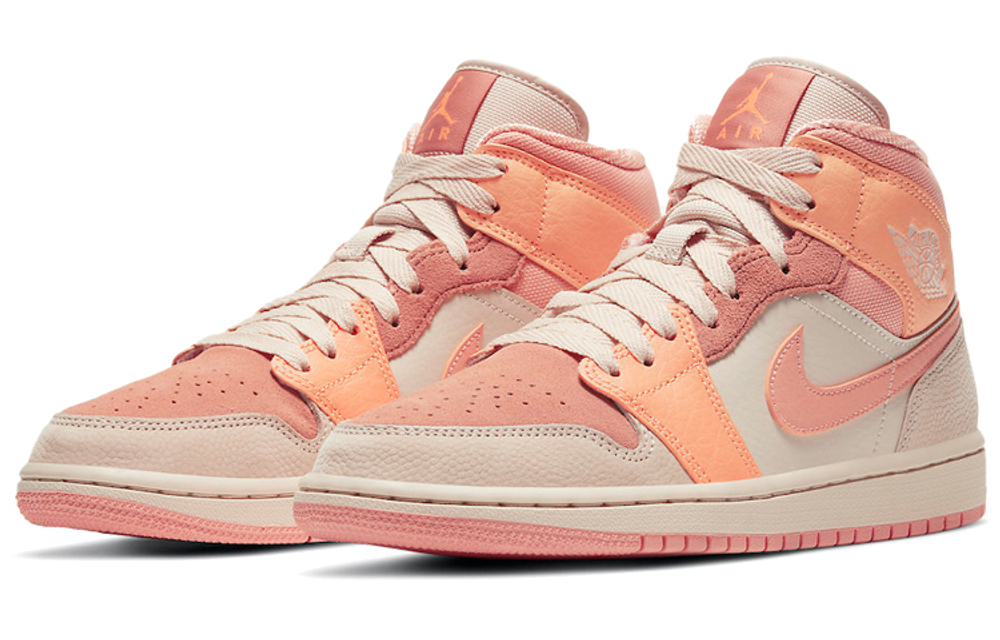 Air Jordan 1 Mid 'Apricot' Women's