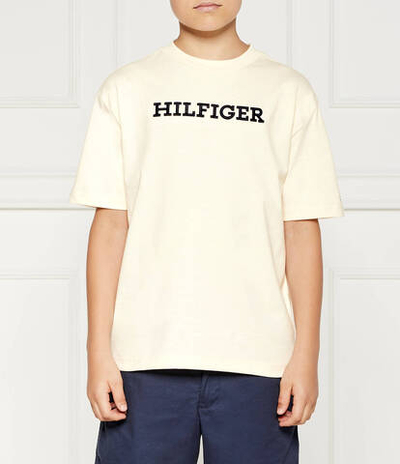 Футболка Tommy Hilfiger - кремовый(KS0KS00538)