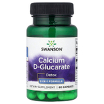 Swanson Vitamins, D-глюкарат кальция, 60 капсул (250 мг в 1 капсуле)