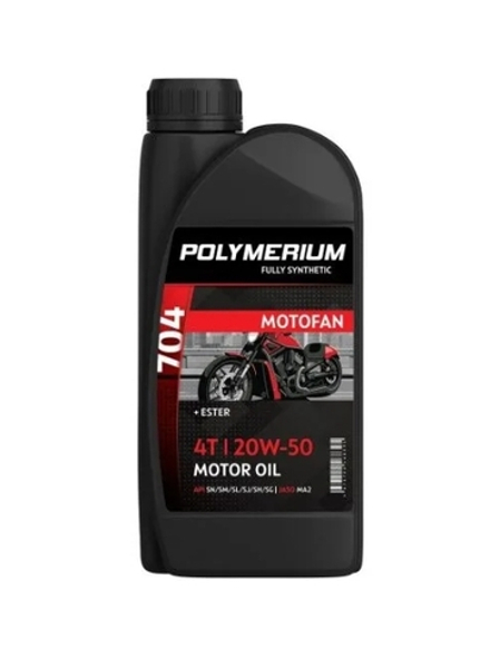 Масло 4т 20W-50 POLYMERIUM MOTOFAN 704 1л