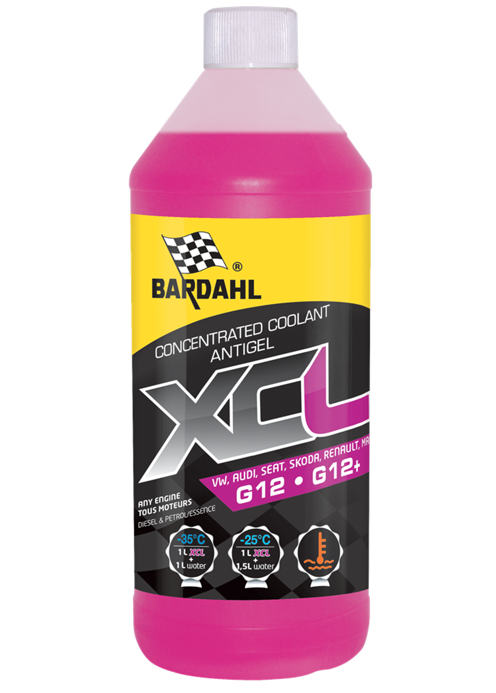 XCL VW G12, G12+ Розовый 1L