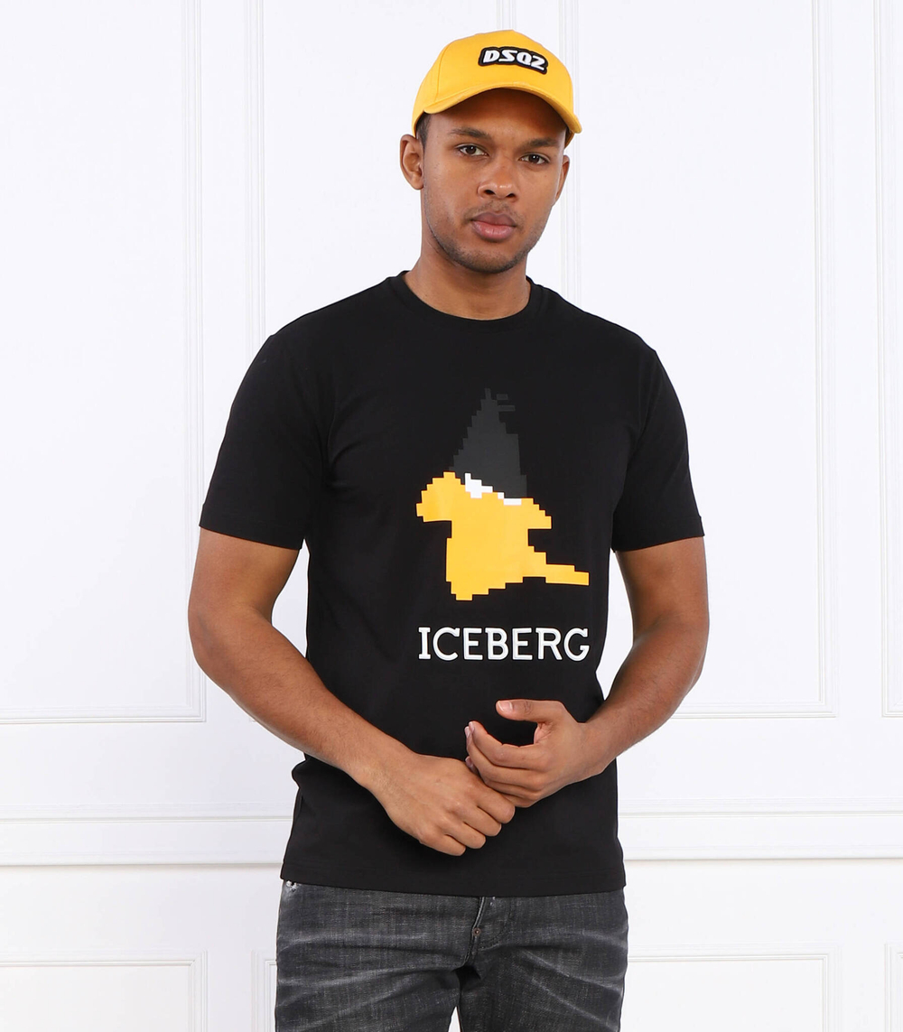 футболка iceberg x looney tunes Iceberg - черный(232 I1P F024 639A)