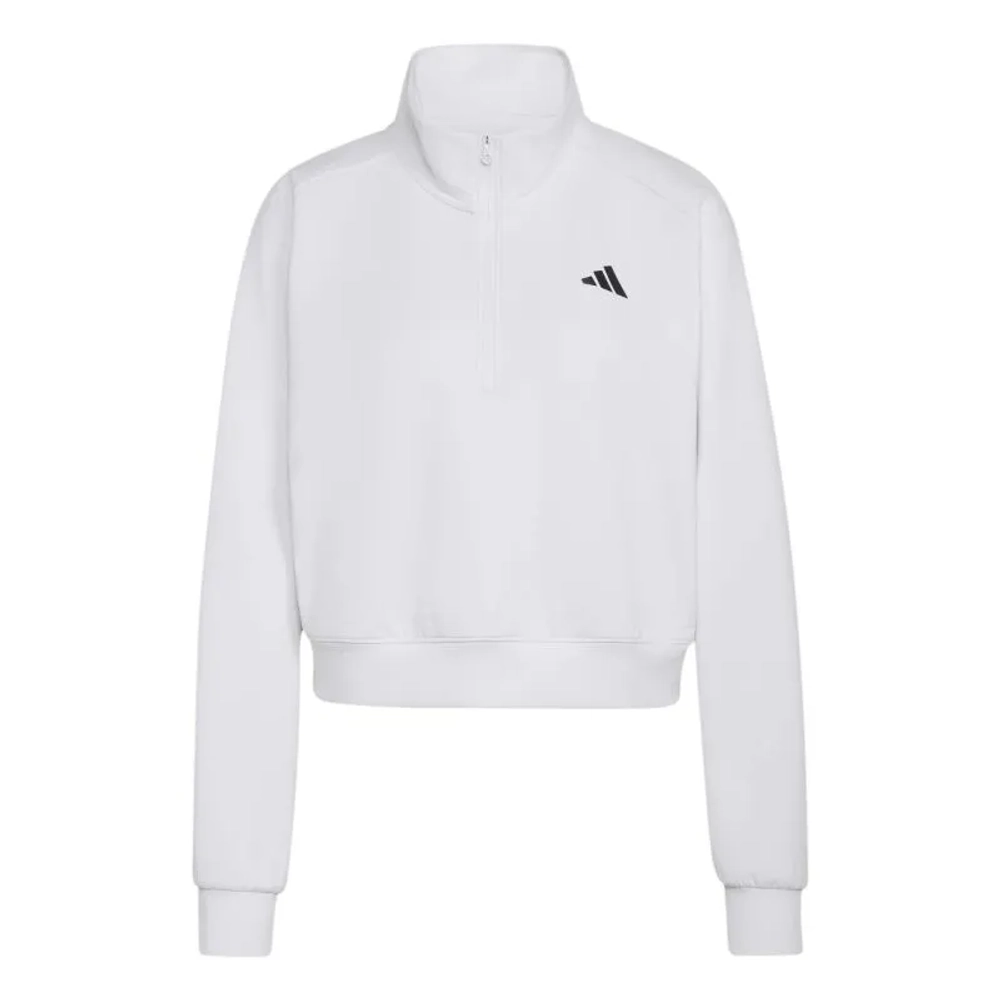 Женская теннисная куртка Adidas Cover Up Half Zip - white