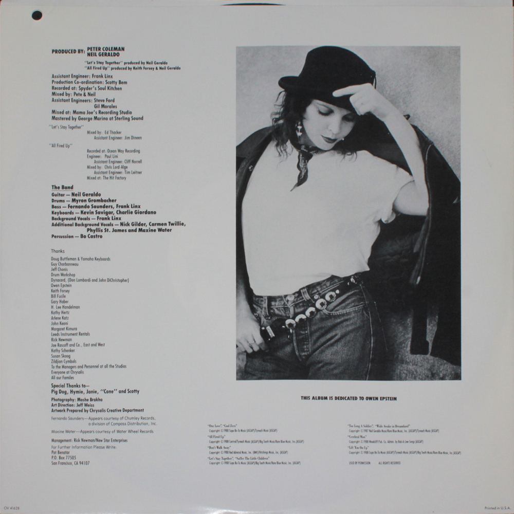 Pat Benatar / Wide Awake In Dreamland (LP)