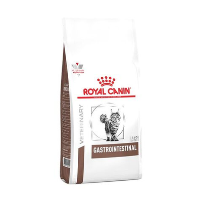 Сухой диетический корм Royal Canin Gastrointestinal для кошек при нарушении пищеварения и при истощении, пакет 2 кг