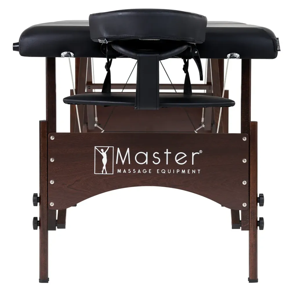 Массажный стол Master Argo черный, складной