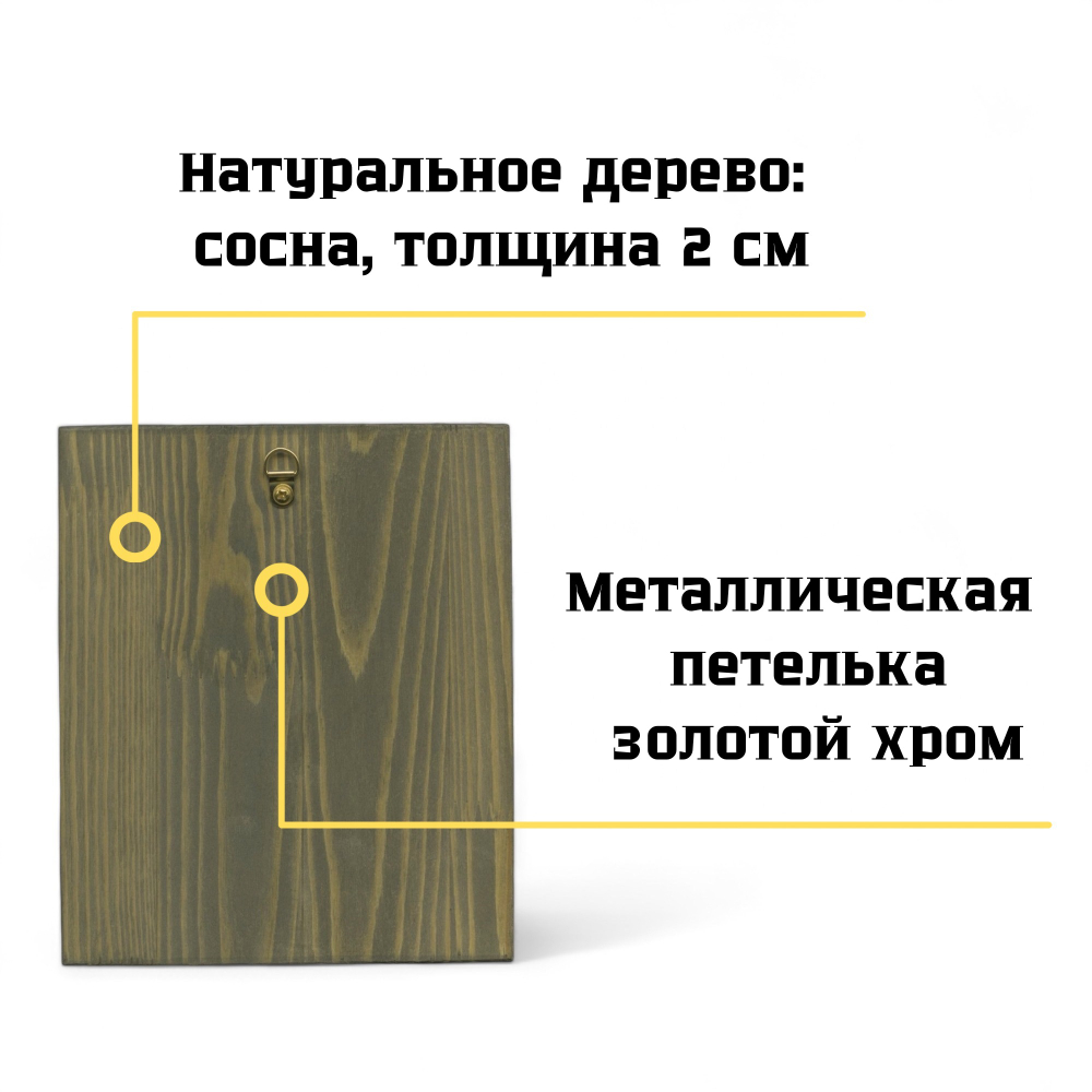 Серафим Саровский святой Чудотворец в лесу. Деревянная икона на левкасе