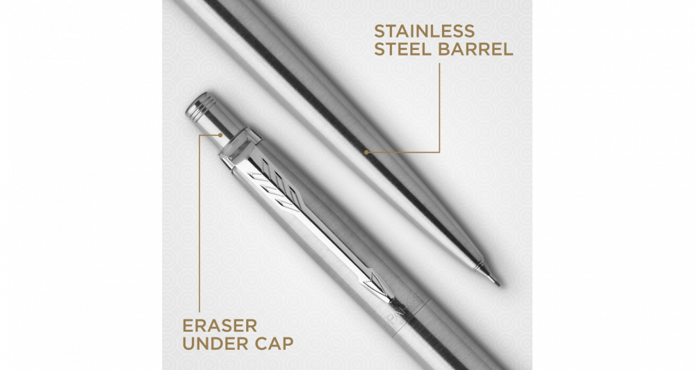 Карандаш механический Parker Jotter Essential, St. Steel СT, грифель: 0,5 мм