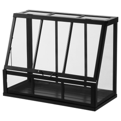 IKEA ÅKERBÄR  (ИКЕА ОКЕРБЭР)  -  Мини-теплица - для дома/улицы/антрацит 45 см