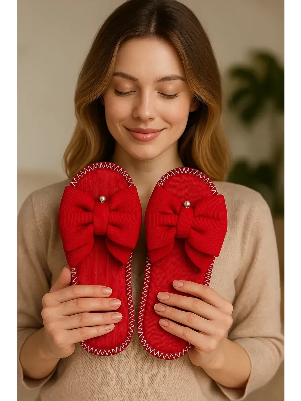 Женские тапочки домашние открытые женские