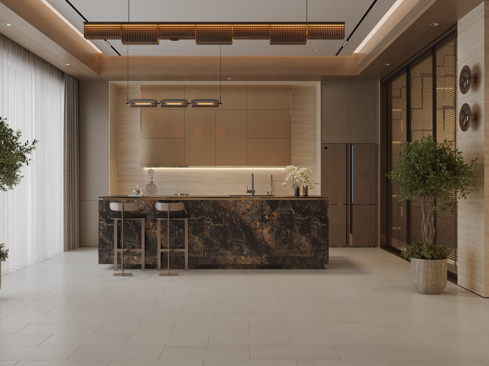 Ламинат Alpine Floor Stone Mood 12 мм Бежевый Травертин 1.2516 м2