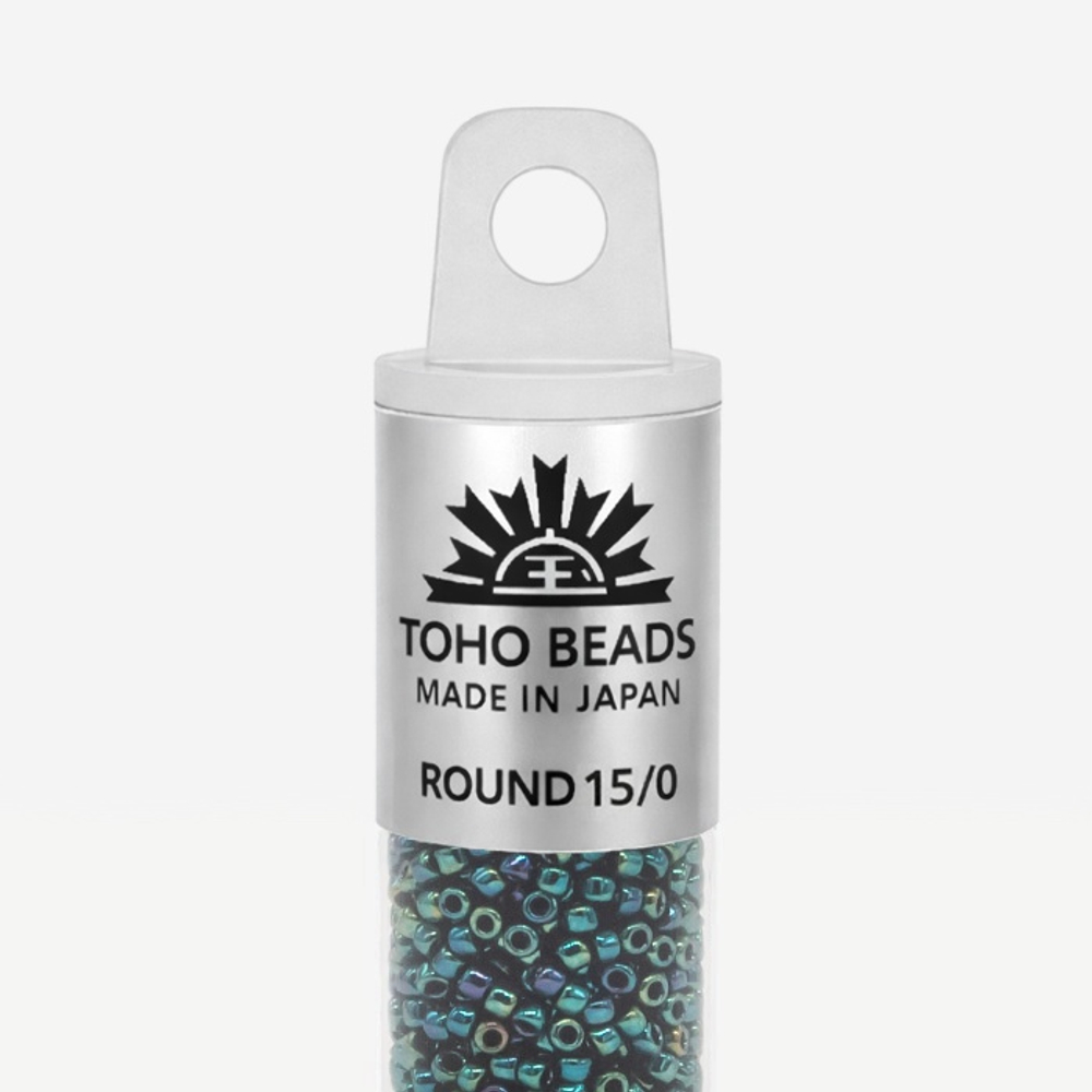 Японский бисер TOHO Round 15/0 (№506), металлизированный, непрозрачный глянцевый