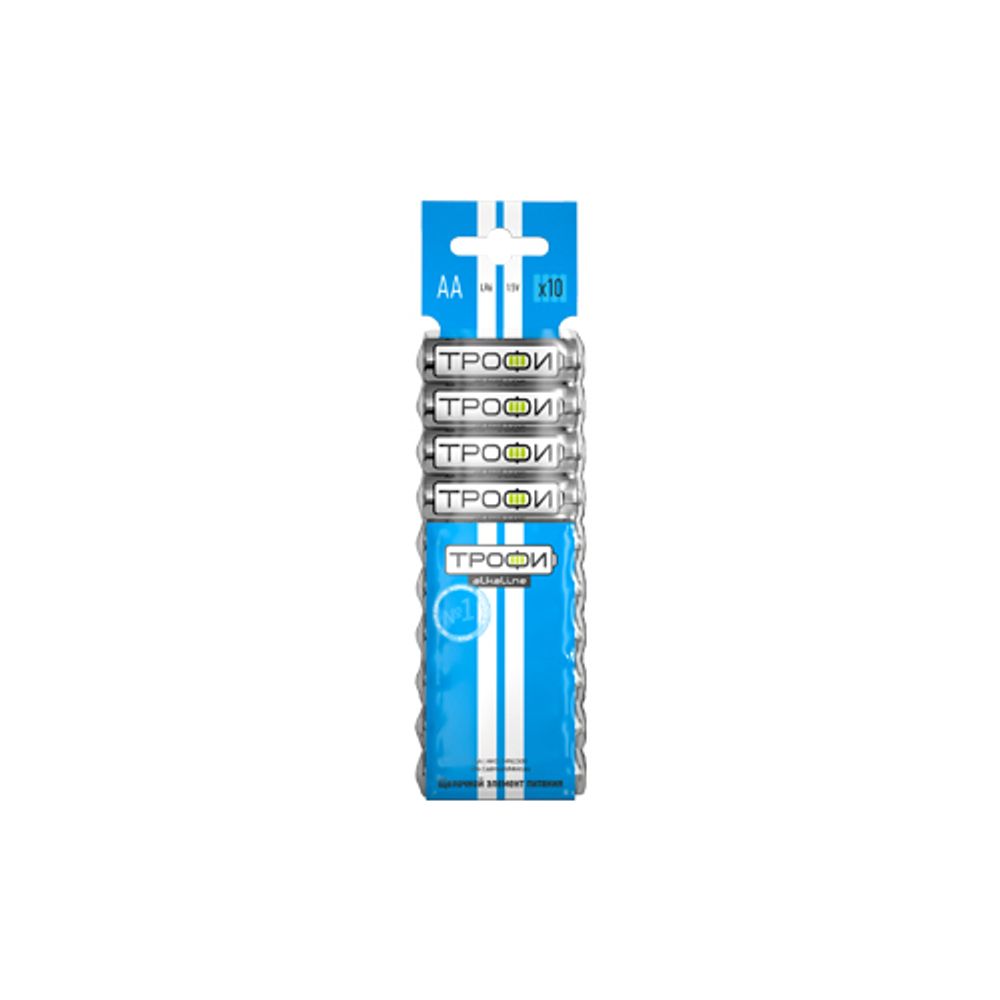 Батарейки Трофи LR6-10BL ENERGY POWER Alkaline | Трофи