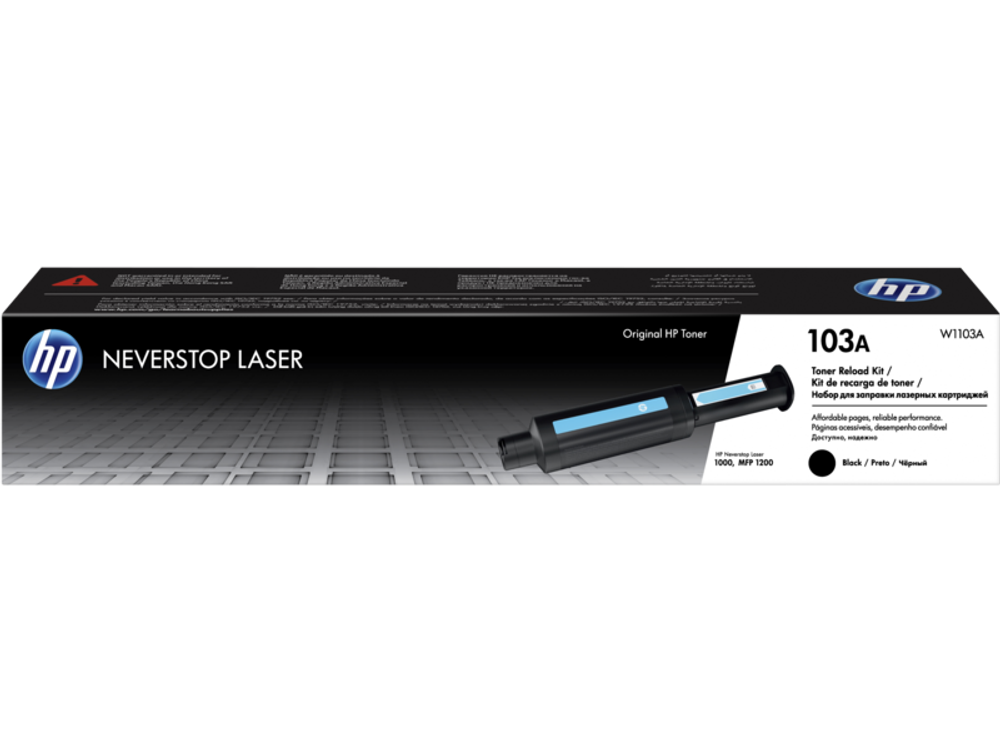 Заправочный набор W1103A для принтера HP Neverstop тип 103A черный (2500 стр.) Заправочный набор W1103A для принтера HP Neverstop тип 103A черный (2500 стр.)