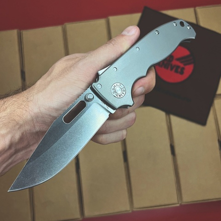 Нож Demko Knives AD-20 Ti DP А +++ - рукоять гладкий AD-20TIDPГ
