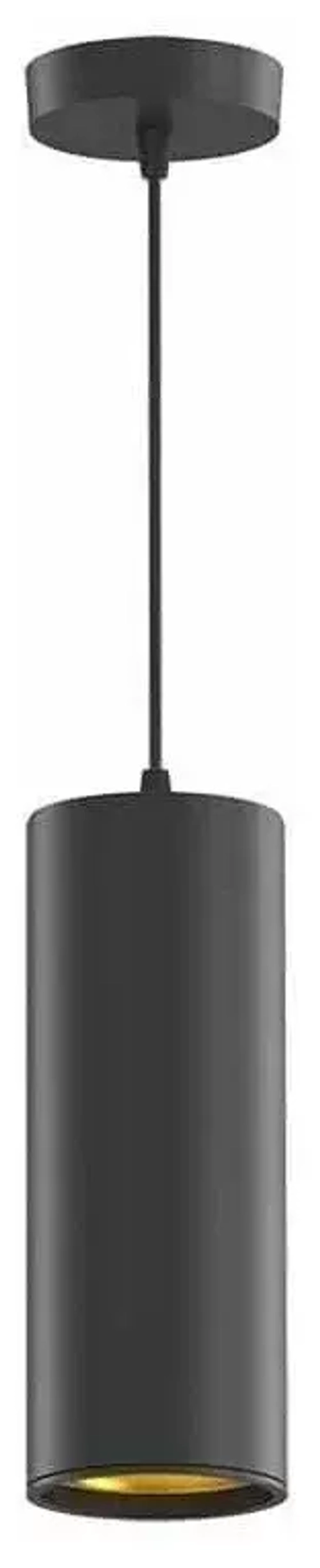Св-к Gauss LED HD038  Overhead подвесной цилиндр12W 660lm 3000K 170-240V IP20 79*100мм черный