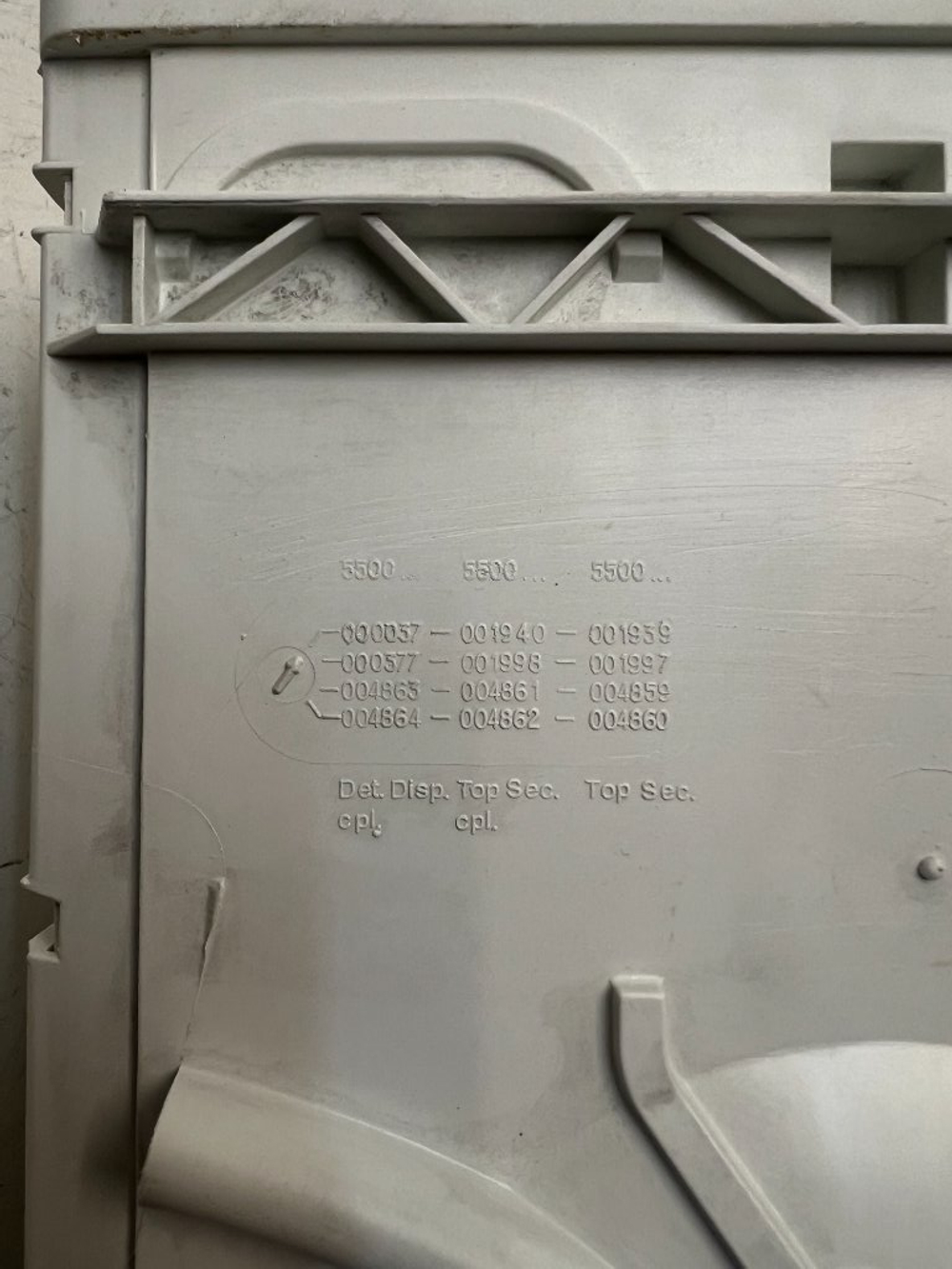 WFC2063OE кт79 Бункер дозатора порошка для стиральной машины Bosch 5500000134 б/у