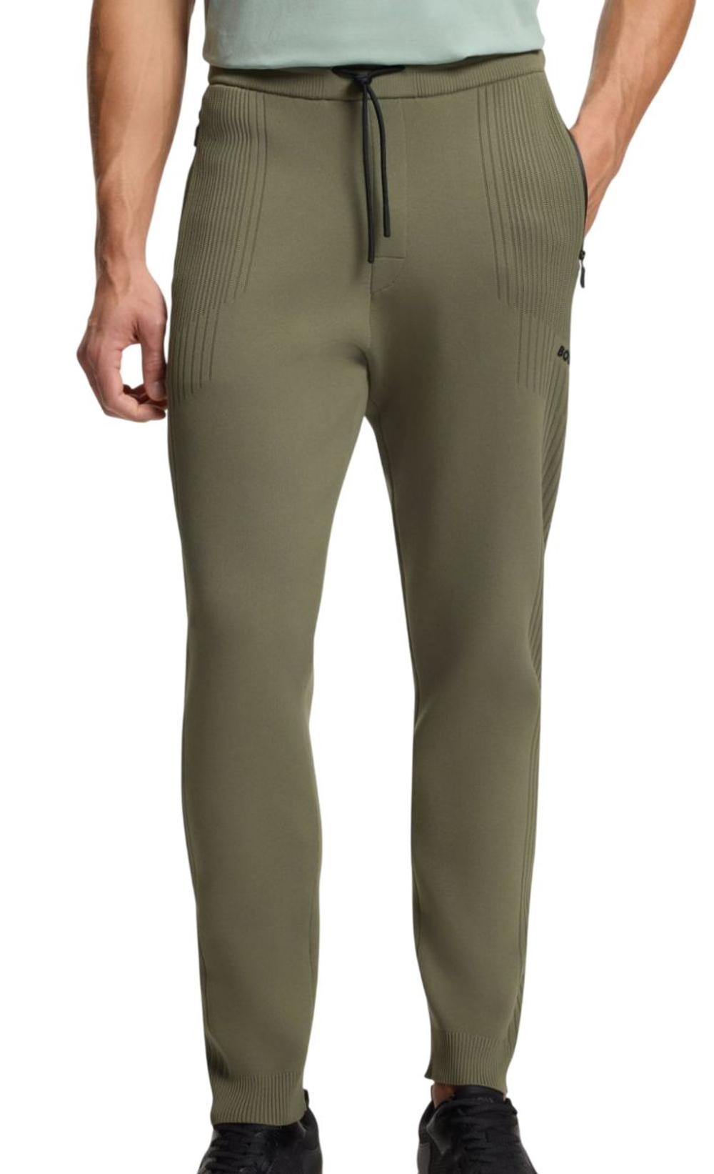 Теннисные брюки BOSS Active Push - dark beige