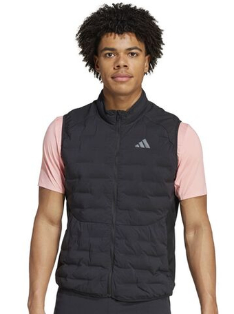 Мужская теннисная жилетка Adidas Adizero Running Padded - black