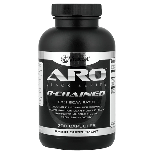 Vitacost, ARO™ Black Series, с В-цепью, 200 капсул