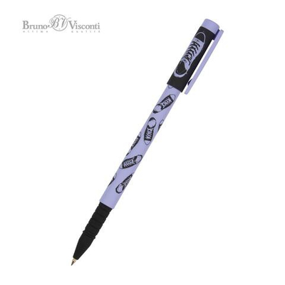 Ручка шариковая 0.5 мм, синяя FunWrite "Кеды. Casual. Blue" (BrunoVisconti)
