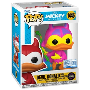 Funko POP! Disney: Devil Donald (w/Pumpkin) (1446) (BLKLT) (Chase)