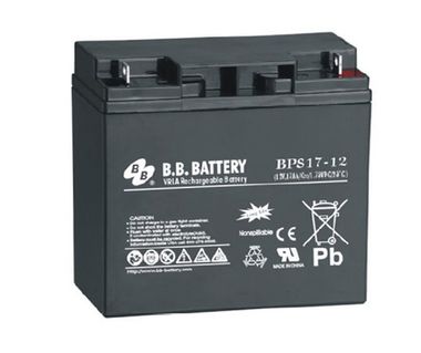 Аккумулятор для ИБП B.B.Bаttery BPS17-12 (12V 17Ah / 12В 17Ач) - фотография