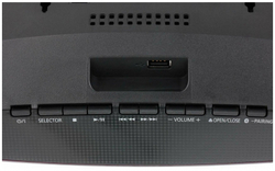 Музыкальный центр Panasonic SC-HC200EG-K черный 20Вт CD CDRW FM USB BT