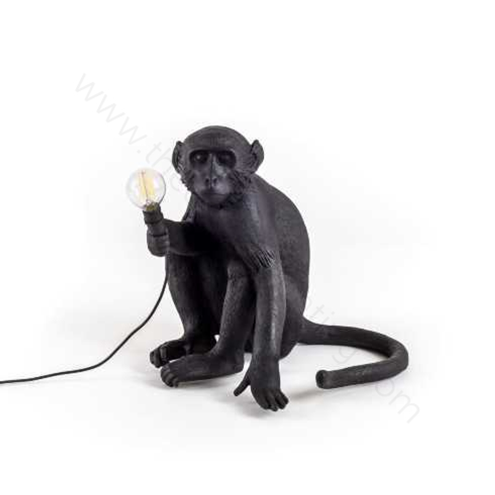 Table design lamp  Monkey by Seletti (Black)