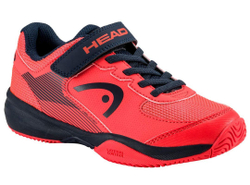 детские Кроссовки теннисные Head Sprint Velcro 3.0 - fiery coral/blueberry