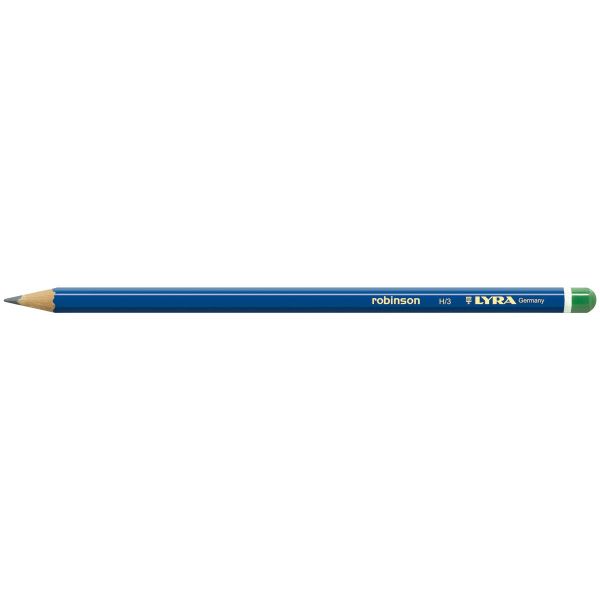 Карандаш чернографитный заточенный H, Robinson 12 шт, Lyra H L1210111