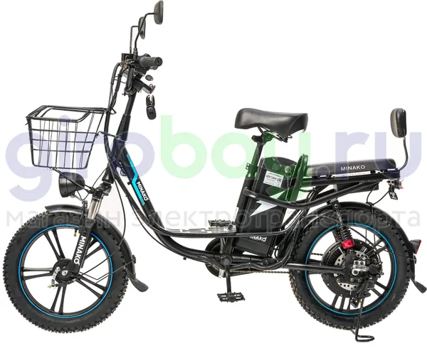 Электровелосипед Minako V.8 PRO Black (60V/13Ah) версия 2026 года фото №2