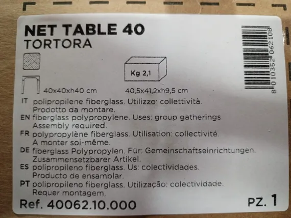 Net Table 40