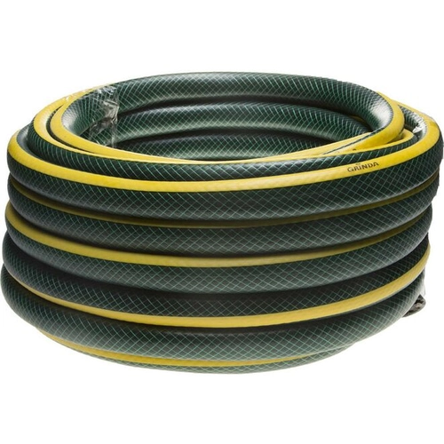 GRINDA STANDARD 3/4", 15 м, 15 атм, трёхслойный поливочный шланг, армированный