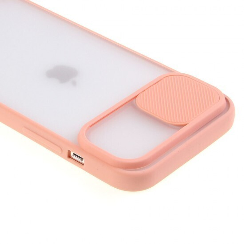 Чехол ТПУ с защитой камеры для iPhone 12 Pro Max, 011929 Голубой