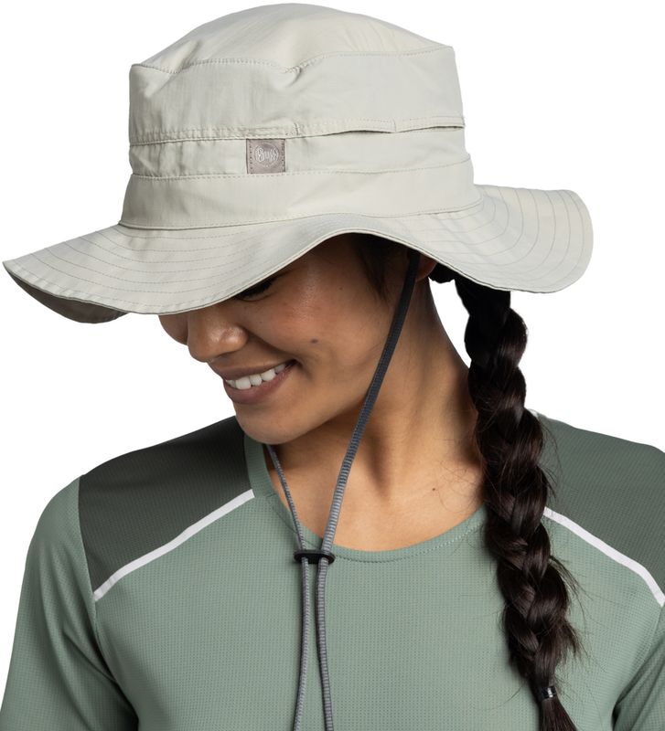 Панама Buff Explore Booney Hat Solid Light Grey Фото 3