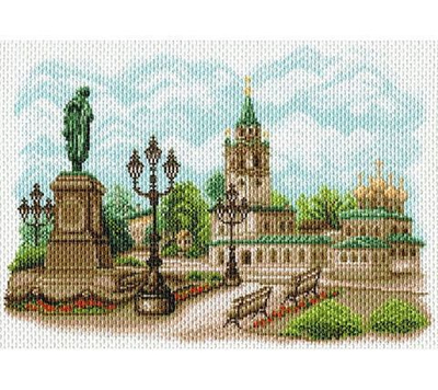 "Страстной монастырь"-1573 канва с рисунком